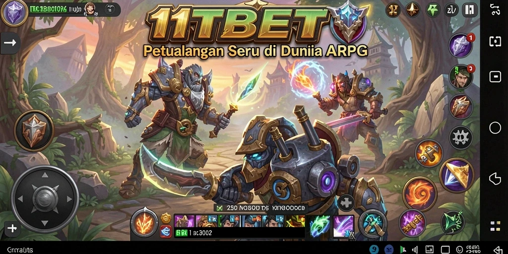 Tampilan gameplay seru dari 11TBET dalam pertempuran ARPG.