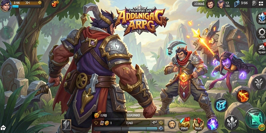 Tampilan menarik dari gameplay <strong>333666</strong> dengan karakter dan pertempuran yang epik.