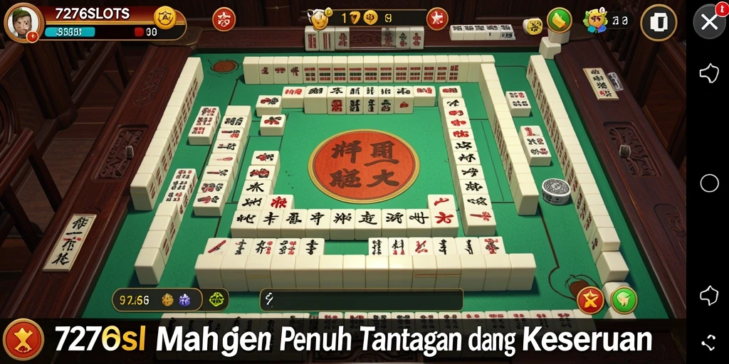 Screenshot 7276SLOTS menampilkan gameplay Mahjong yang menarik dan menantang.