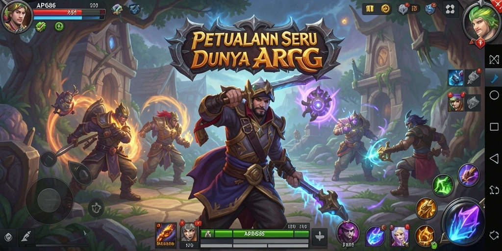 Tampilan gameplay ARPG yang seru dan mendebarkan di AP686.