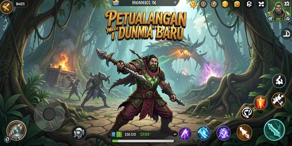 Tampilan gameplay seru dari <strong>BARU01</strong> dengan petualangan menegangkan.