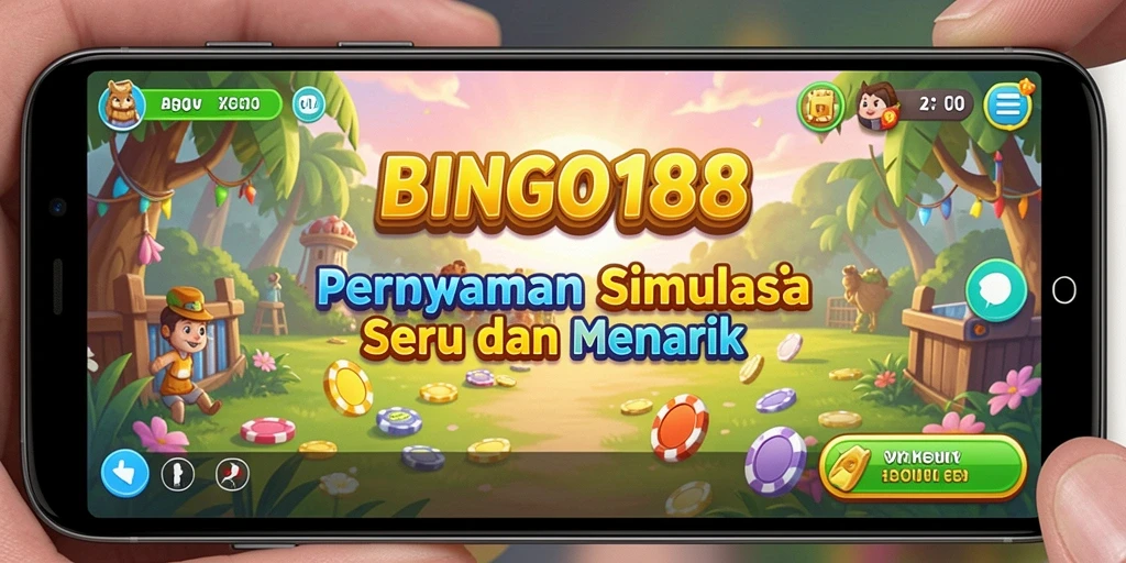 Screenshot gameplay menarik dari BINGO188 yang menampilkan sesi bingo.