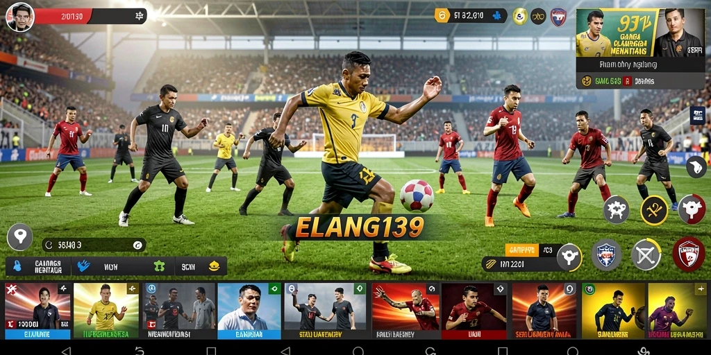 Tampilan screenshot ELANG138 menampilkan aksi seru di lapangan.