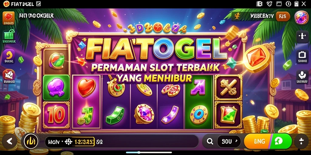 Tampilan gameplay FIATOGEL yang seru dan penuh warna.
