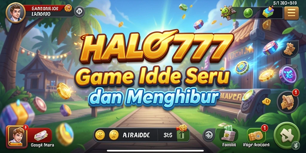 Screenshot HALO777 menampilkan gameplay Idle yang seru dan penuh warna.