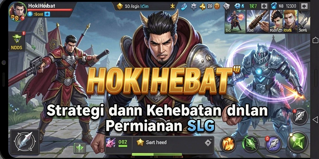 Tampilan gameplay menarik dari HOKIHEBAT dengan elemen strategi.