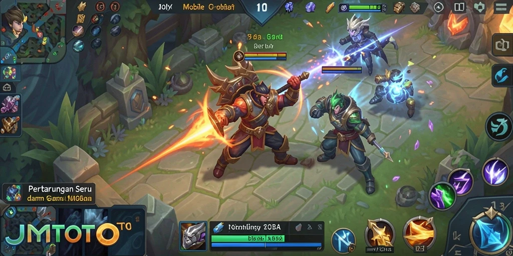 Tampilan layar gameplay epik di JMTOTO.