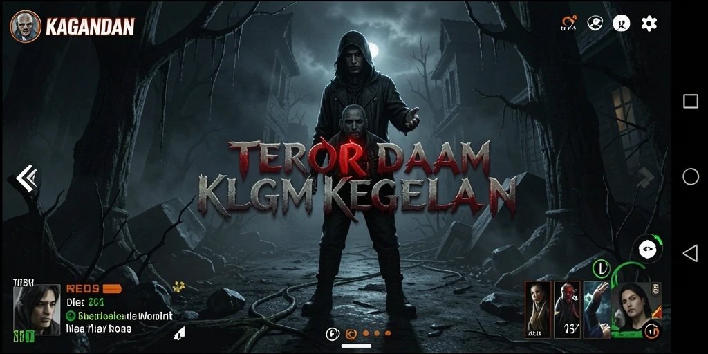 Screenshot KAGANDAN memperlihatkan karakter dalam situasi menegangkan.