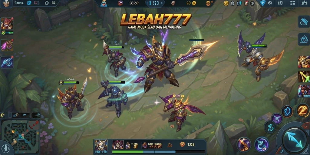 Tampilan gameplay seru dari LEBAH777 dengan strategi tim yang mendebarkan.