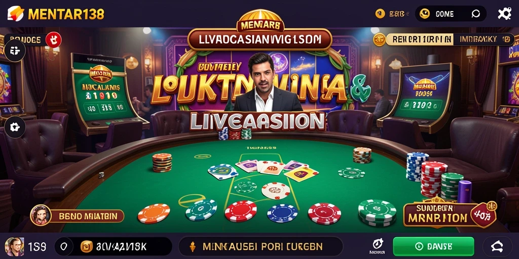 Tampilan gameplay MENTARI138 yang interaktif dan menarik di Live Casino.