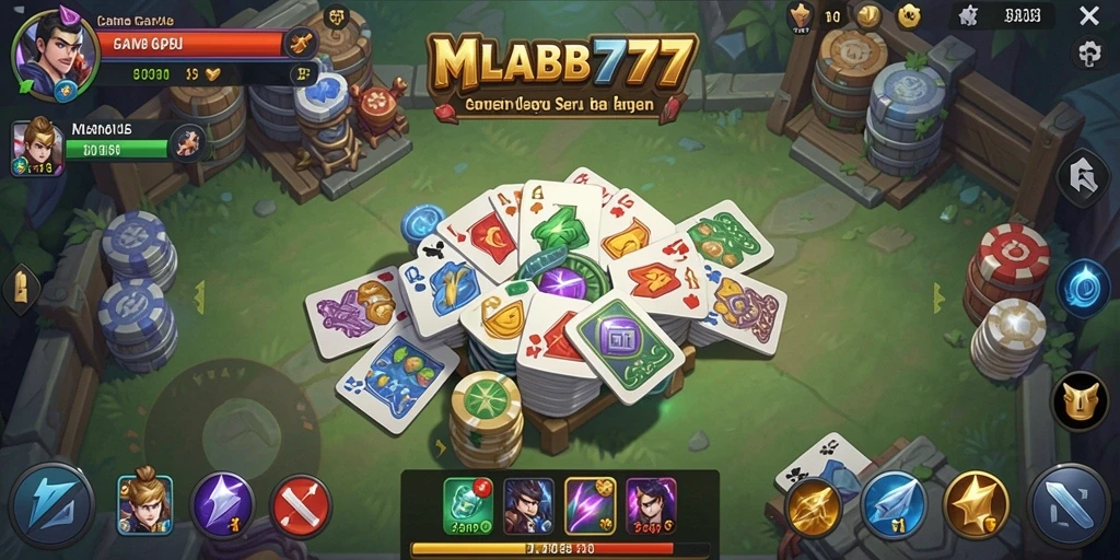 Tampilan gameplay Gaple yang seru dan menarik di MLBB777.