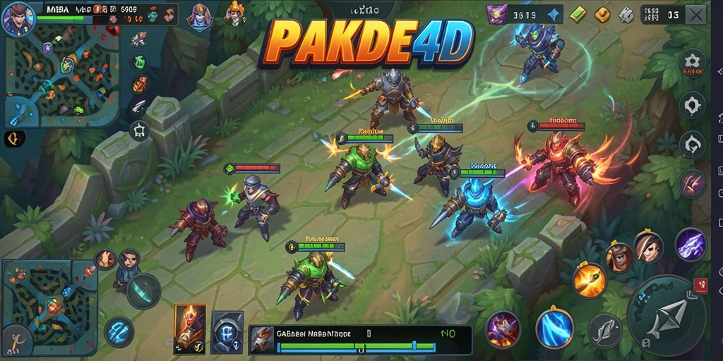 Tampilan menarik dari gameplay PAKDE4D yang menegangkan.