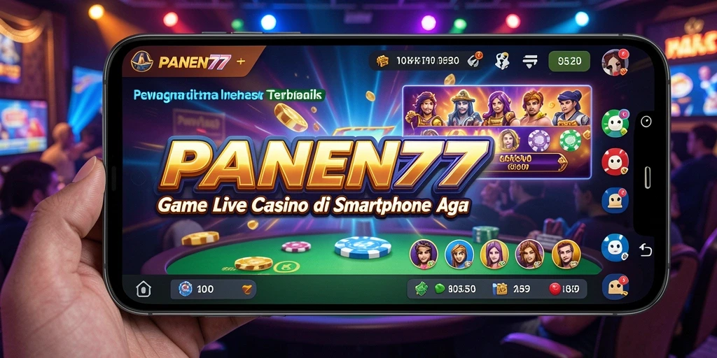 Screenshot gameplay PANEN77 menampilkan momen seru di Live Casino.