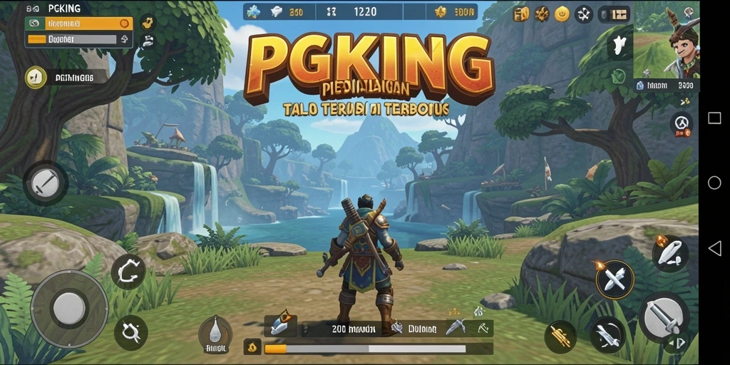 Gameplay seru dengan eksplorasi dunia terbuka di PGKING.
