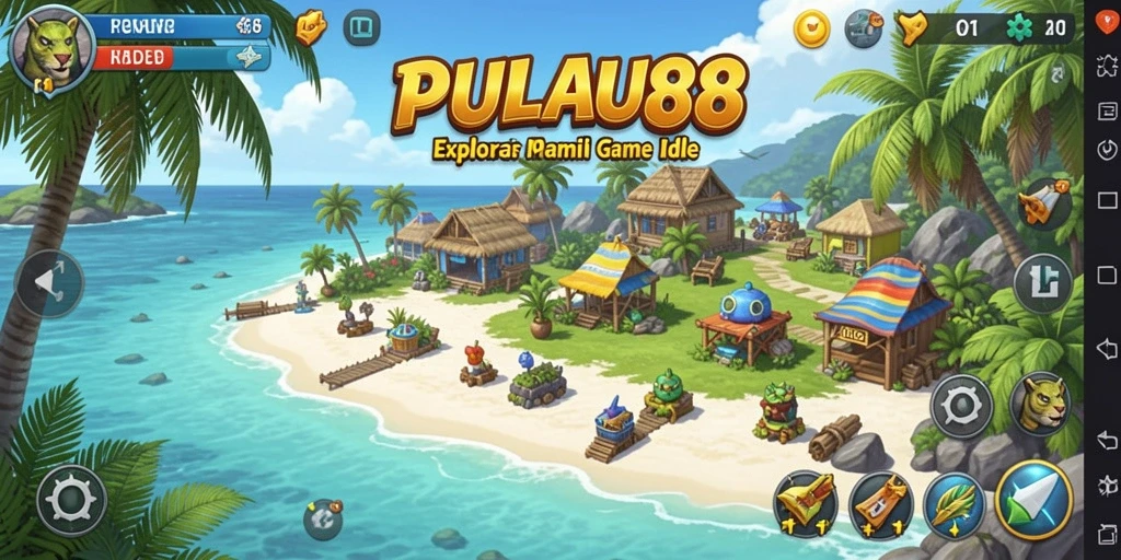 Gameplay PULAU88 yang seru dengan pengelolaan pulau.