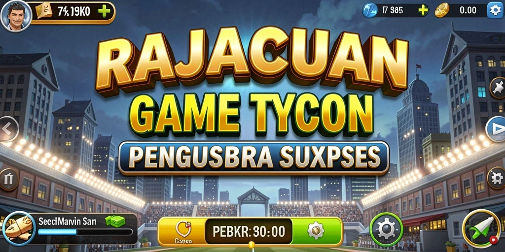Tampilan gameplay seru dalam RAJACUAN yang penuh tantangan Tycoon.