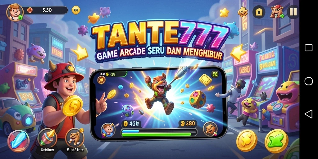 Tampilan menarik dari gameplay TANTE777 yang seru.