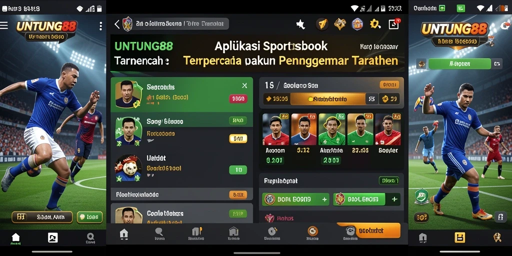 Screenshot UNTUNG88, menunjukkan pengalaman taruhan olahraga yang seru.